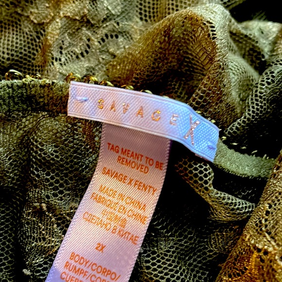 Savage X Fenty Chantilly Cascade lace slip - Picture 6 of 7